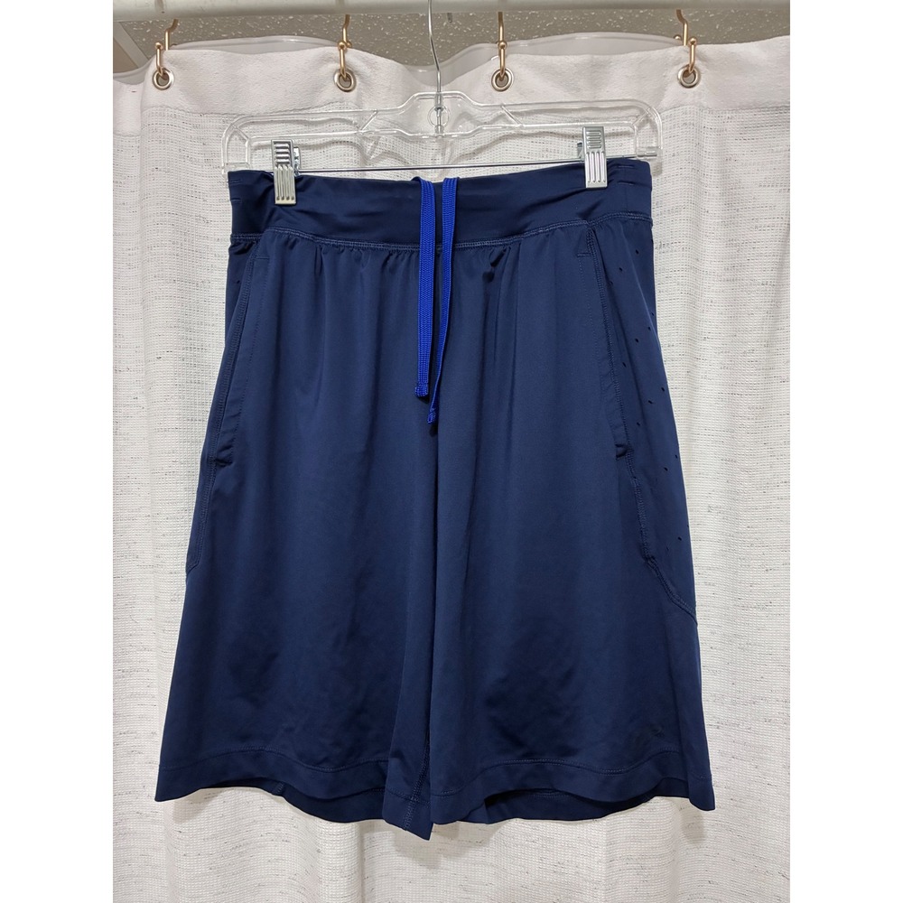 Champion C9 Mens Navy Blue Athletic Training Shorts Size S Drawstring Pocket